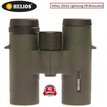 Helios 10x32 Lightwing HR High Resolution Roof Prism Binoculars